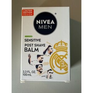 Nivea Men Sensitive Post Shave Balm Limited Edition Real Madrid 3.3oz 100mL